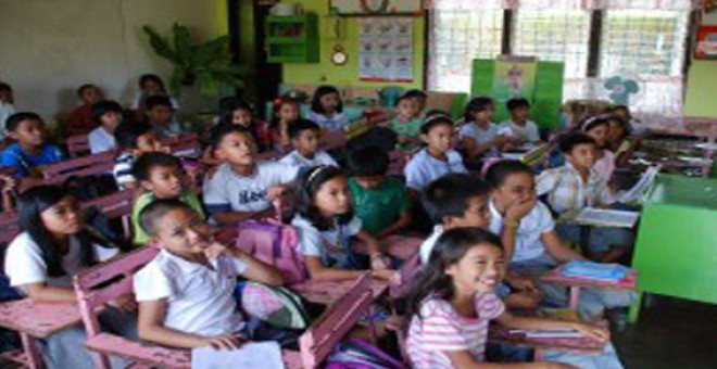 Children return to newly repaired school